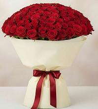 Букет 101 Красная роза Милано в Прочноокопской