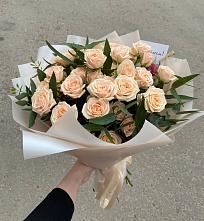 Букет Кремовые розы Латте в Прочноокопской