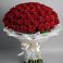 Букет 101 Красная роза Блэк Мэджик в Прочноокопской
