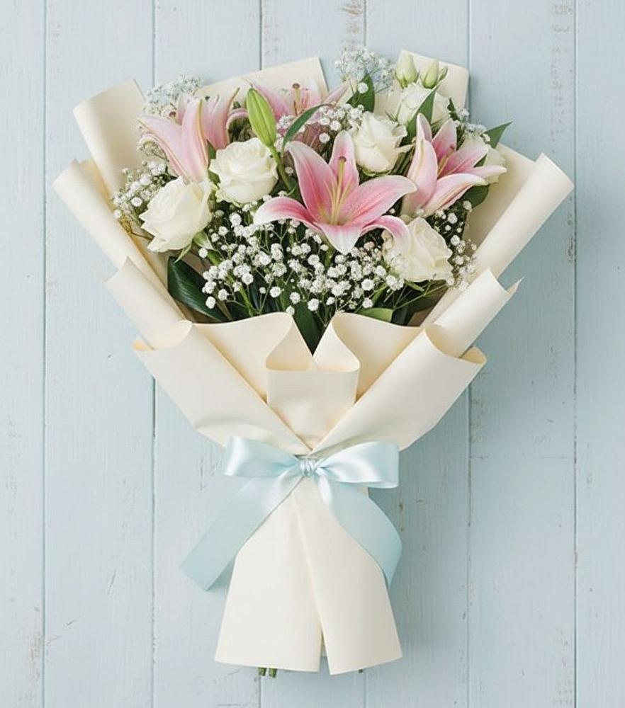 Букет цветов из: Лилии в Прочноокопской