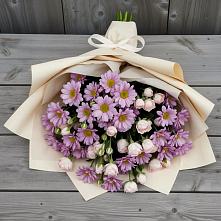 Букет цветов из:  Розы и Хризантемы в Прочноокопской