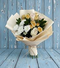 Букет цветов из:  Розы и Хризантемы в Прочноокопской