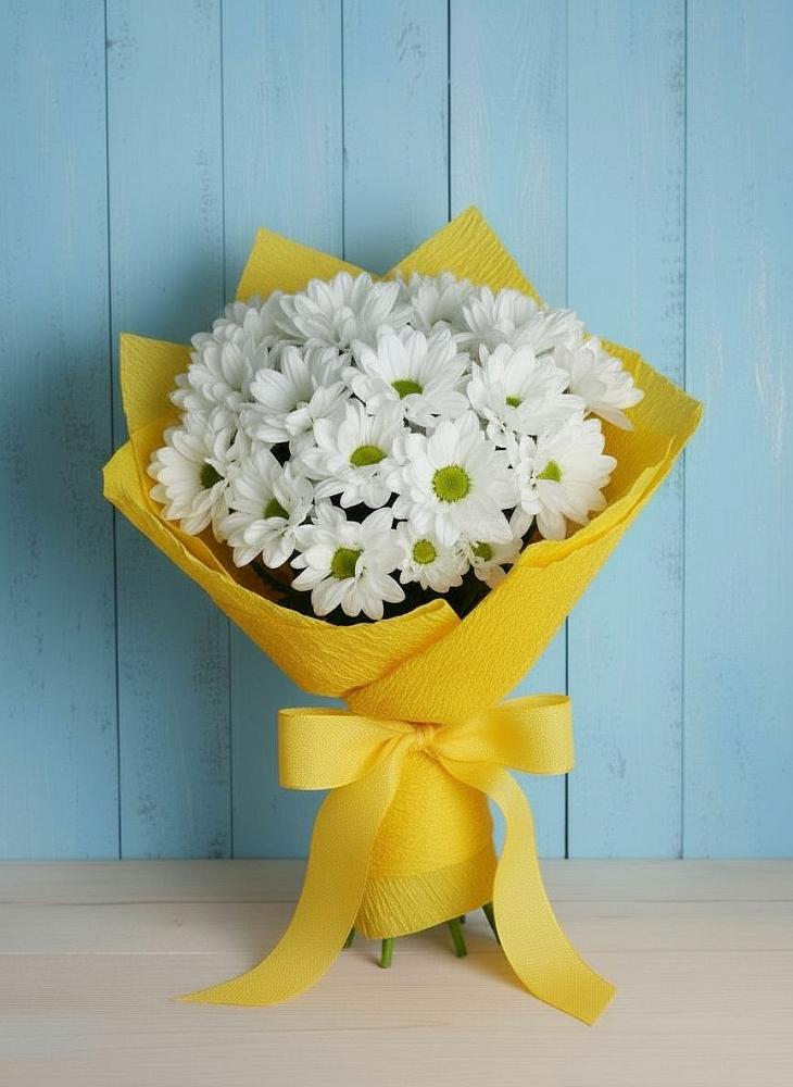 Букет цветов из: Хризантемы в Прочноокопской