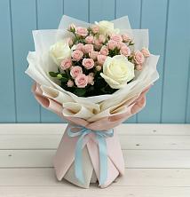 Букет цветов из:  Розы в Прочноокопской