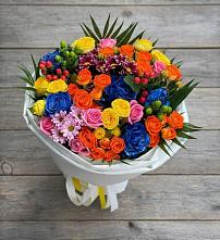 Букет цветов из:  Розы и Хризантемы в Прочноокопской