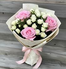 Букет цветов из:  Розы в Прочноокопской