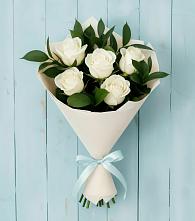 Букет цветов из:  Розы в Прочноокопской