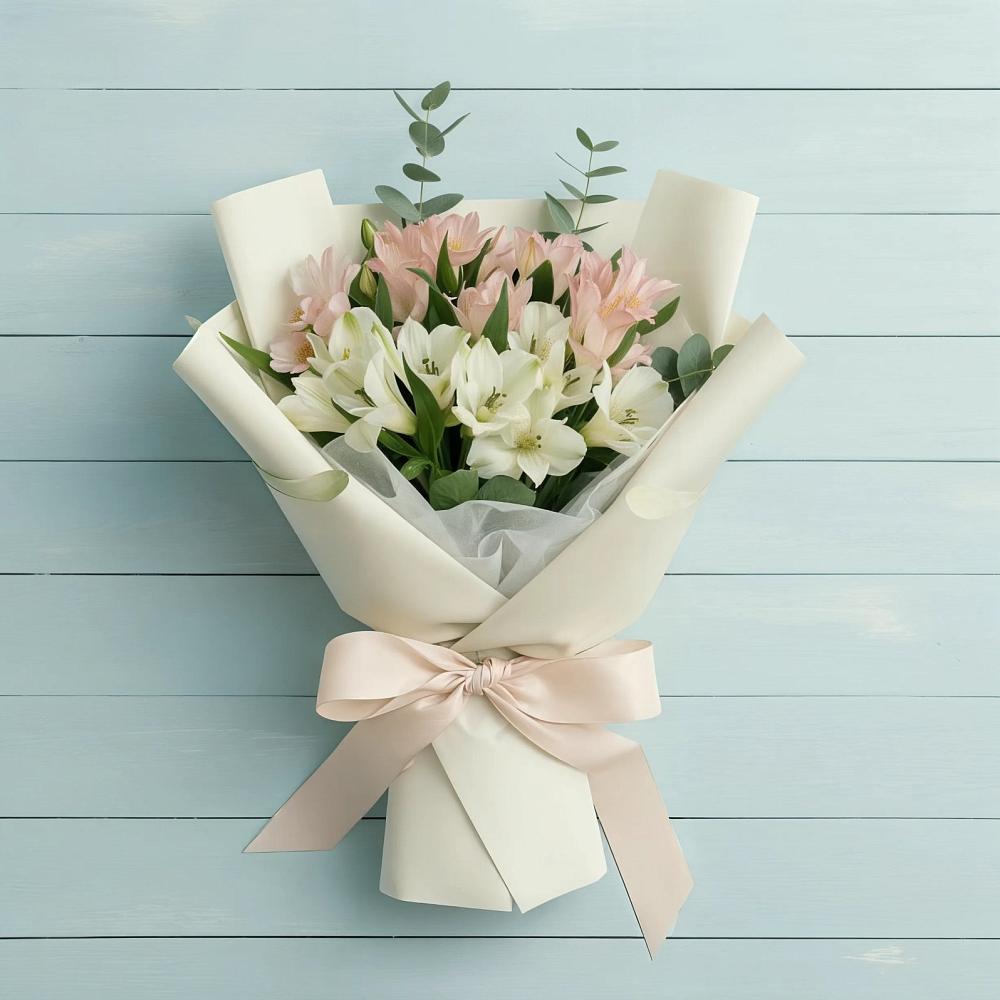 Букет цветов из: Альстромерии в Прочноокопской