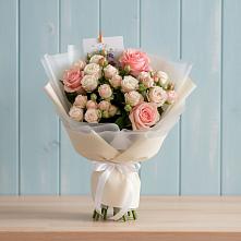 Букет цветов из:  Розы в Прочноокопской