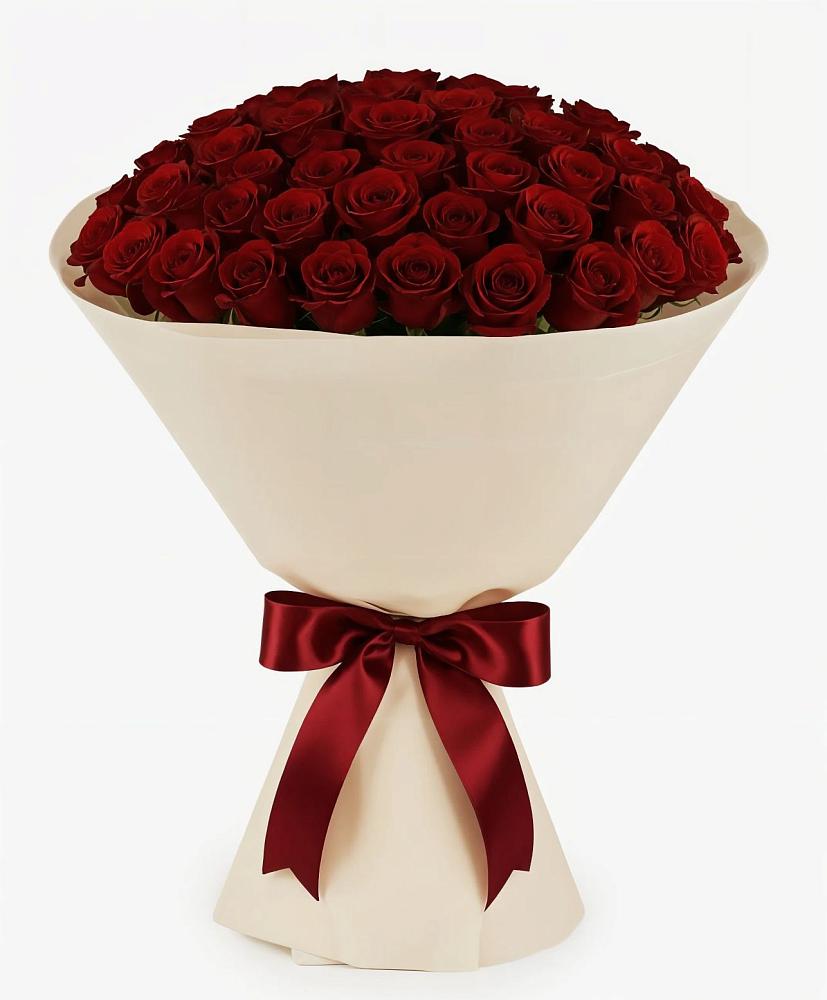 Букет 101 Бордовая роза Блэк Бакарра в Прочноокопской