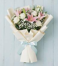 Букет цветов из:  Лилии #REPLACE_PRED# Прочноокопской