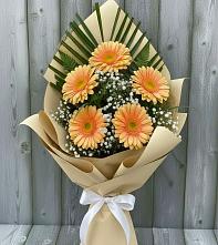 Букет цветов из:  Герберы #REPLACE_PRED# Прочноокопской