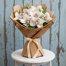 Букет цветов из:  Орхидеи и Розы в Прочноокопской